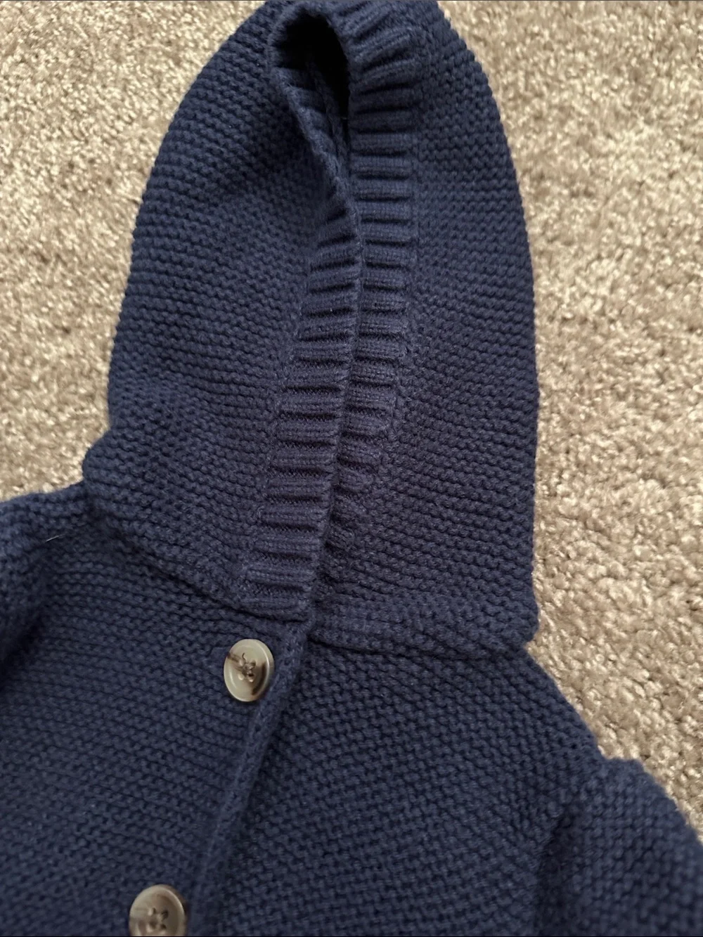 Old Navy Knit Hooded Baby Cardigan Size 3-6 months